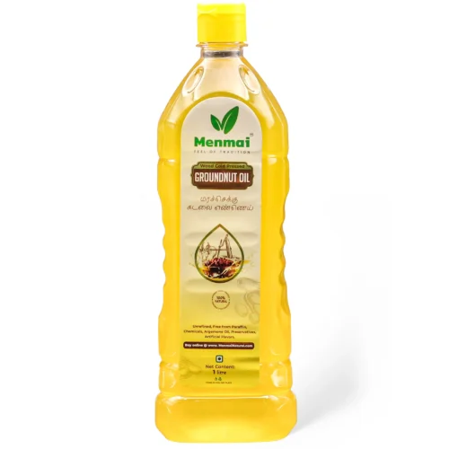 Wood Cold Pressed Groundnut Oil (1 Litre)